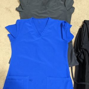 Scrub tops size small